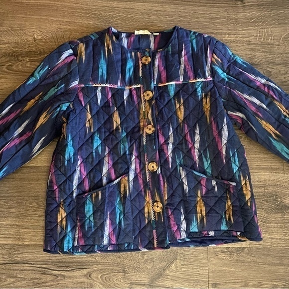 roller Rabbit Ikat Holly Jacket size S - Picture 2 of 12